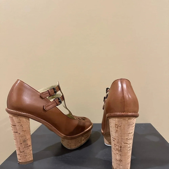 Opening Ceremony 8.5 ( Vero Cuoio) beautiful wedge platforms rare and excellent - Picture 4 of 10